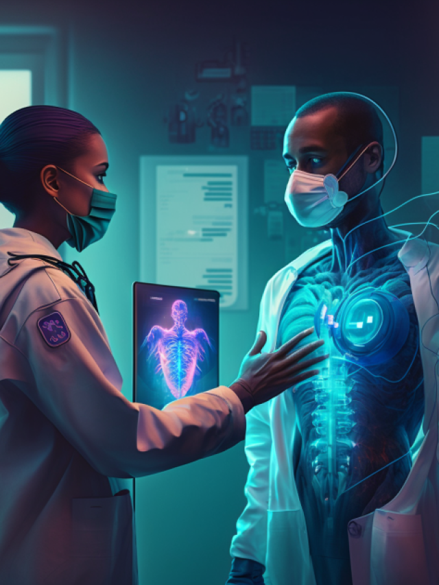 bagboola_futuristic_4k_image_of_a_healthcare_worker_using_AI_te_43f2810d-42c2-4bf8-a864-611ef4ee3cae