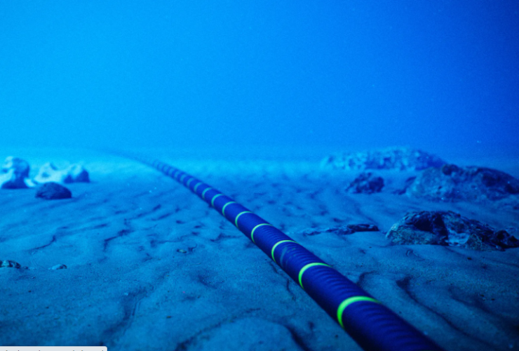 Severed Undersea Cables Plunge