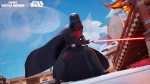 Fortnite/Epic Games A promotional image from Fortnite showing its Darth Vader character in Battle Royale, wielding a lightsaber.