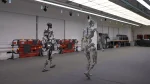 The robot successfully bridges the gap between simulation and real-world training for robotic reinforcement learning.