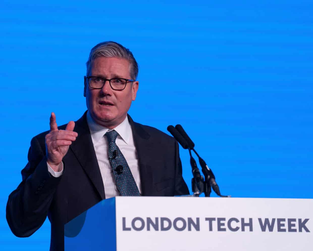 Starmer unveiled plans for a new AI tool to transform the planning system and a £187m training initiative to get people ‘ready for jobs of the future’.