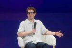 Mark Zuckerberg speaks at LlamaCon 2025, an AI developer conference, in Menlo Park, California, on 29 April.