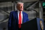 Donald Trump in West Mifflin, Pa., on Friday. Saul Loeb / AFP - Getty Images