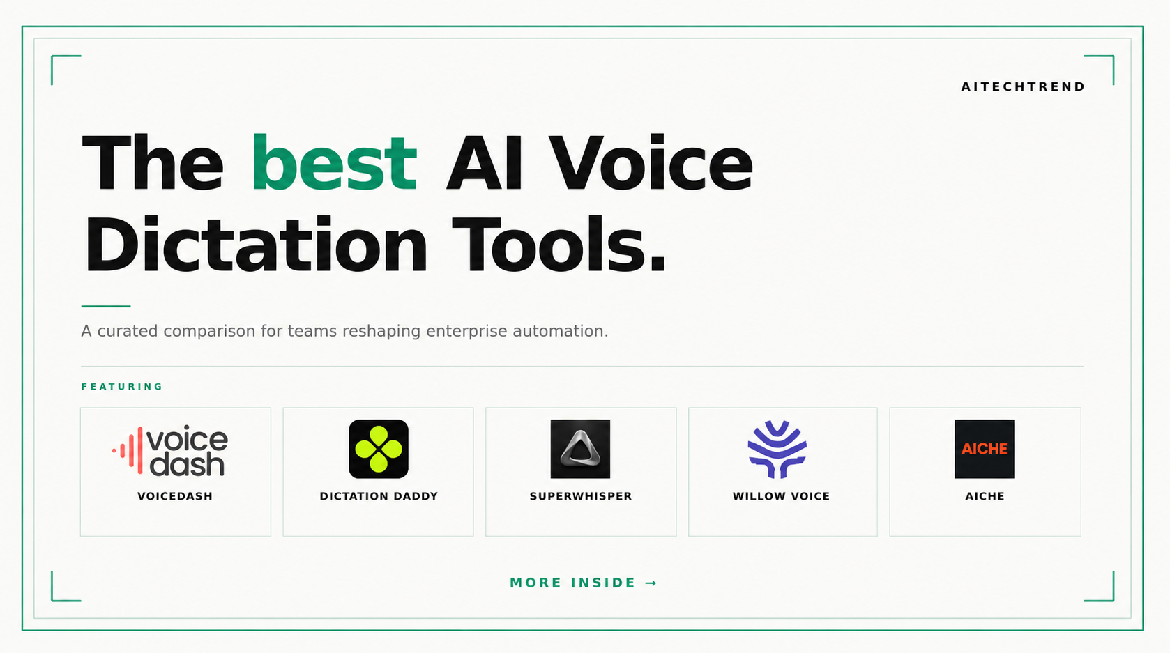 best ai voice dictation tools