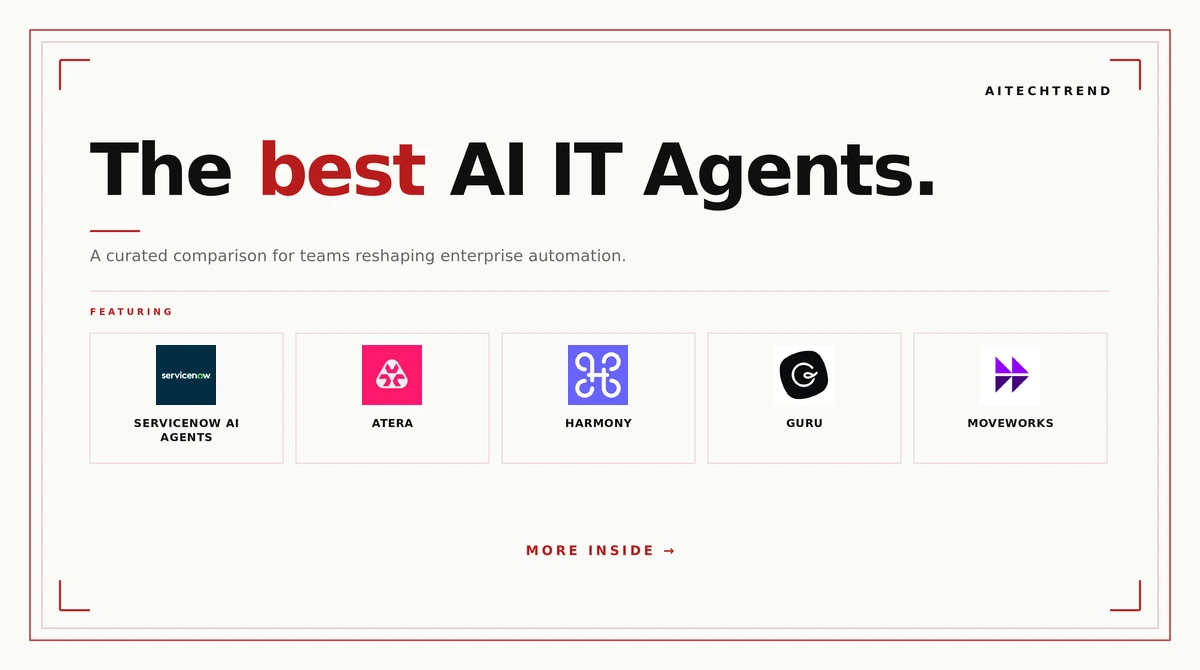 best AI IT agents
