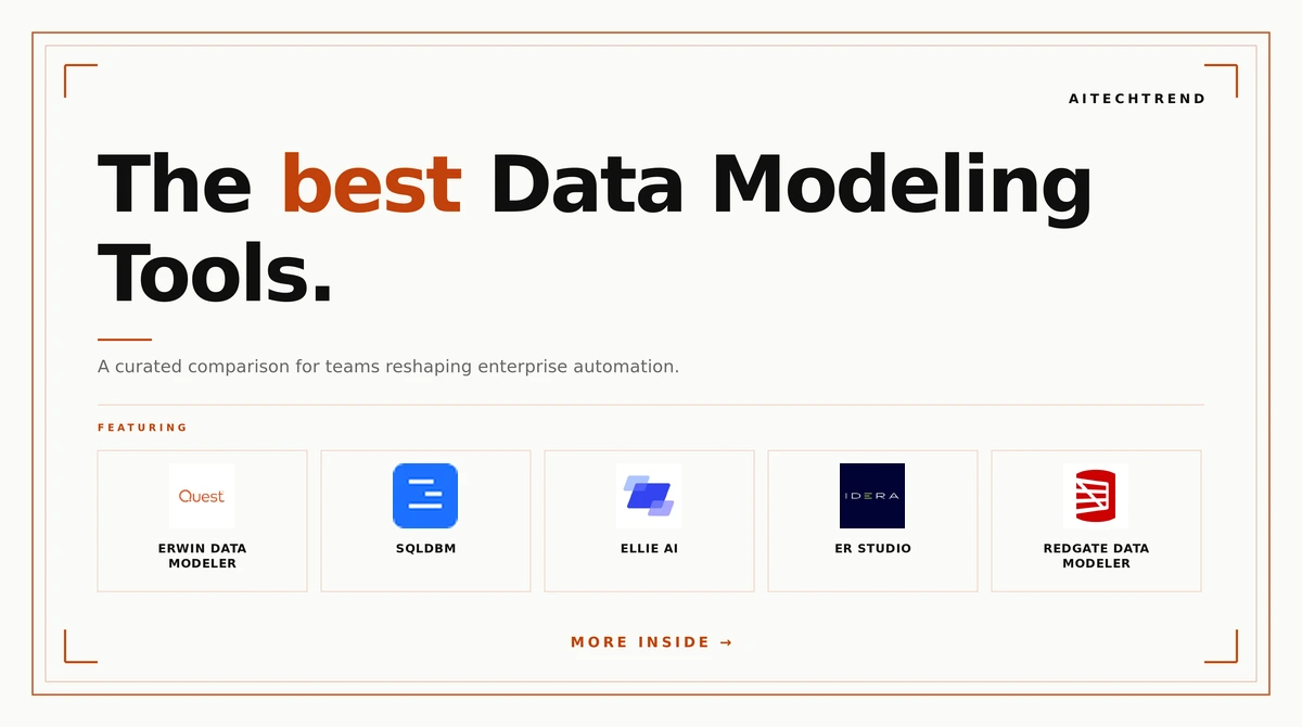 best data modeling tools