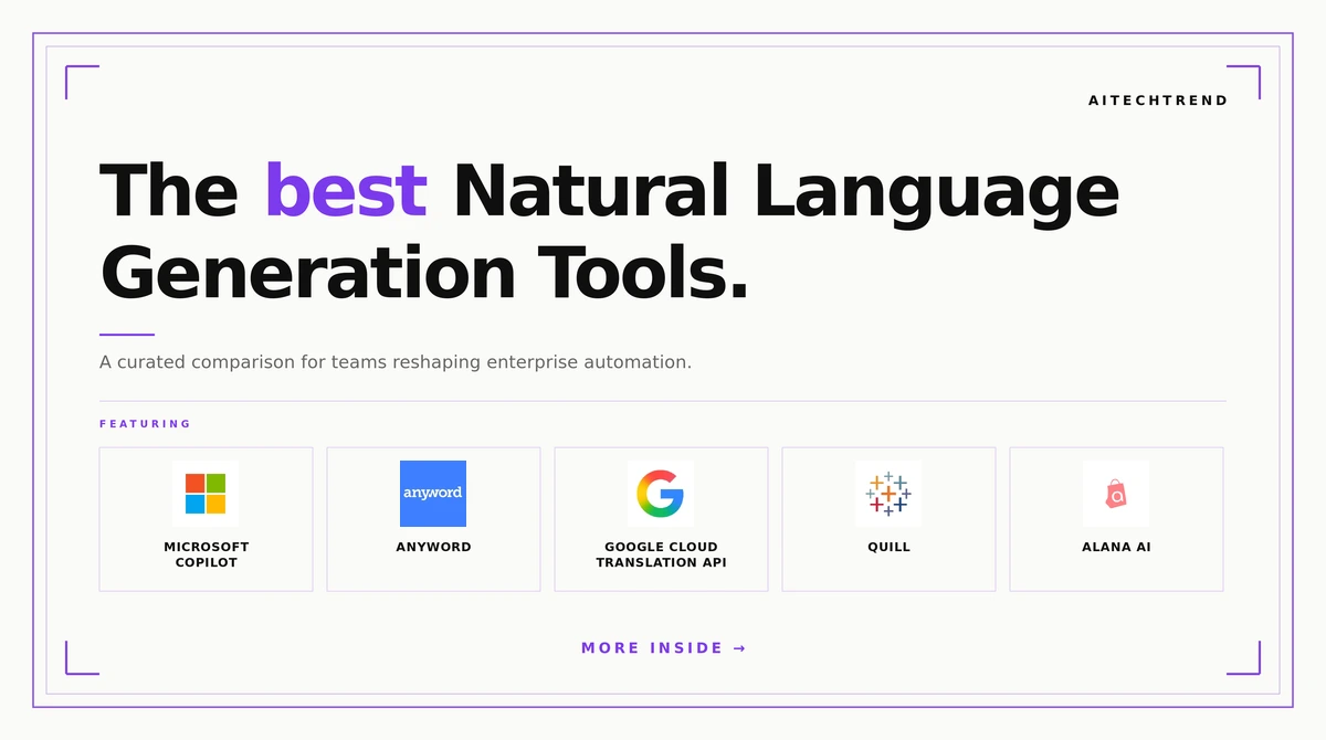 best natural language generation tools