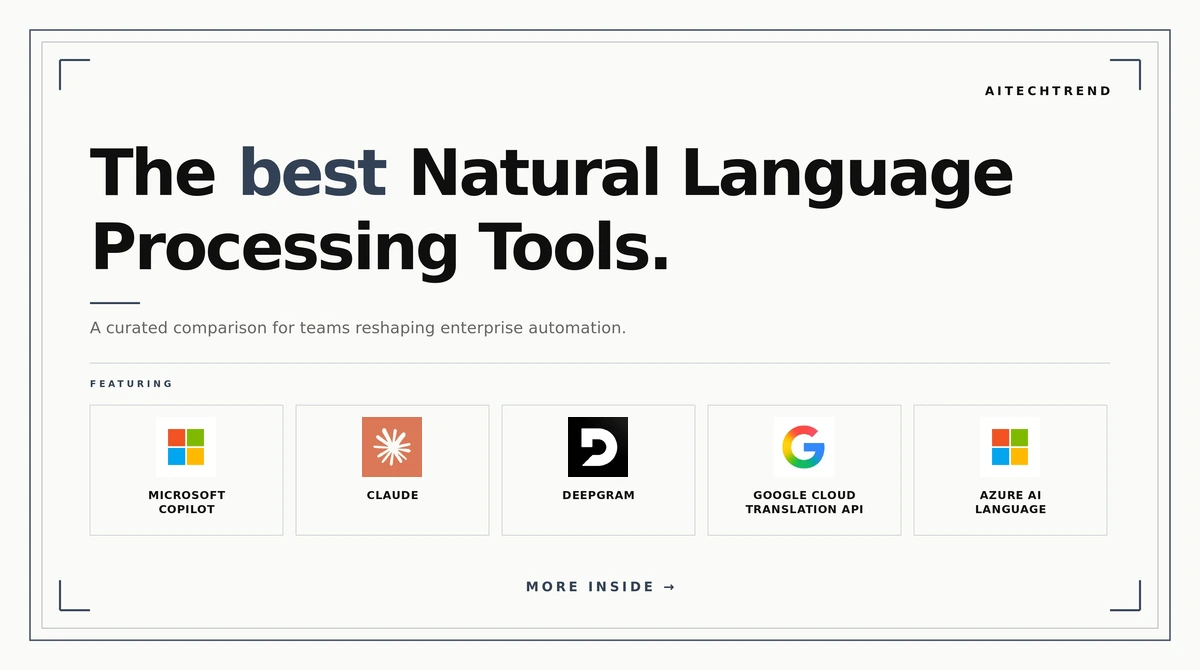 best natural language processing tools