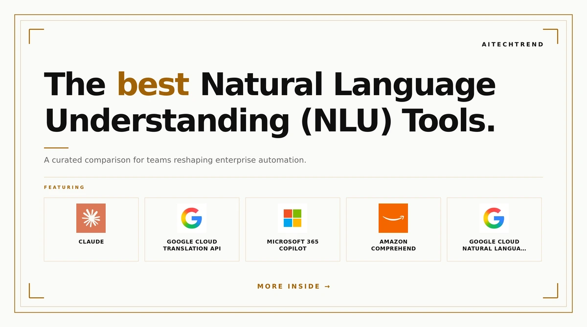 best natural language understanding tools