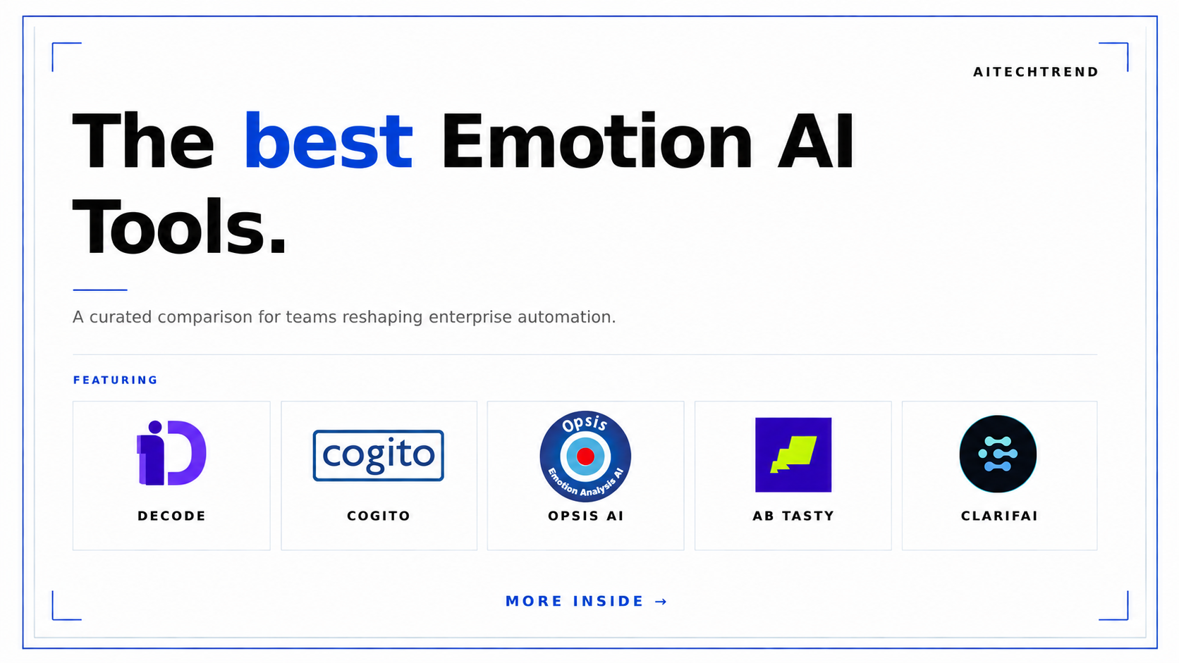Best Emotion AI Tools