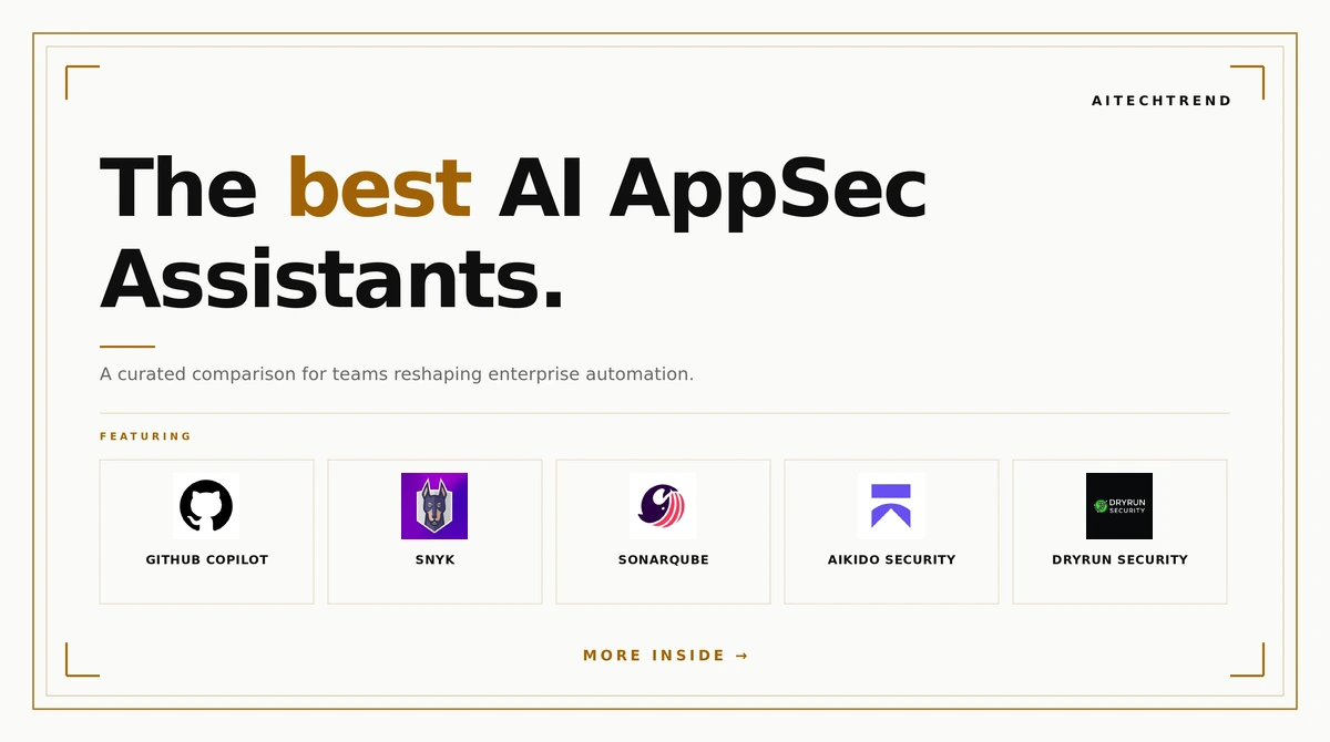 best AI AppSec assistants