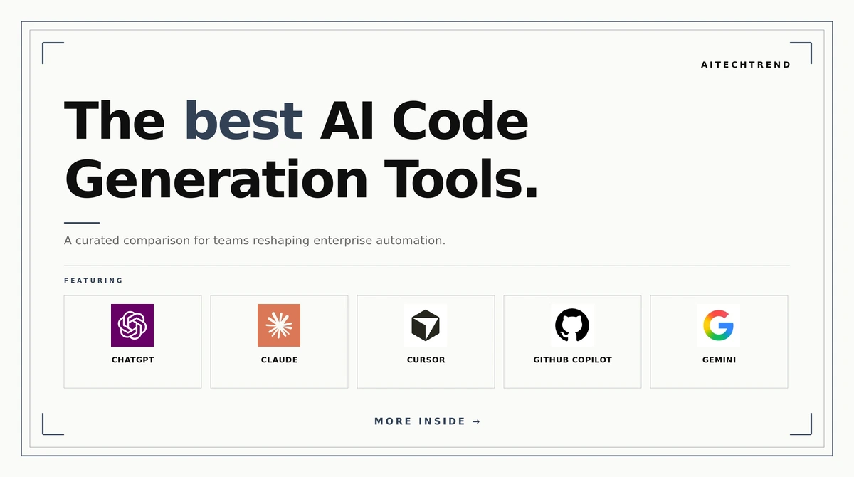 best AI code generation tools