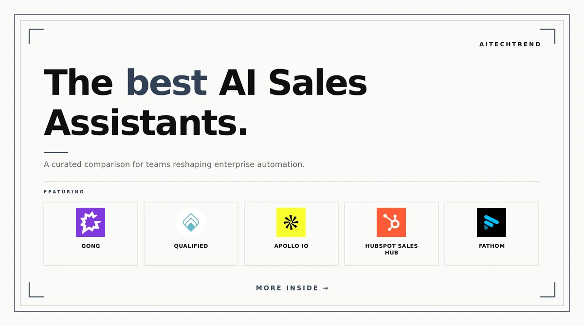 best AI sales assistants