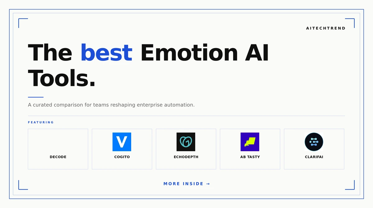 best emotion AI tools
