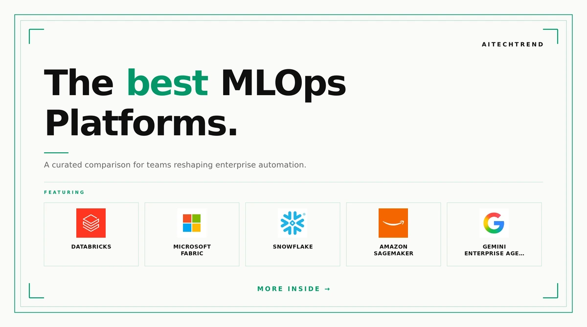 best MLOps platforms